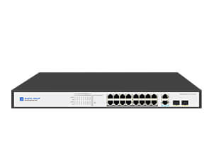 16 Ports unmanaged poe switch with 2gigabit rj45 and 2sfp