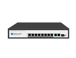 8 Ports Gigabit Unmanaged PoE Switch with 2 Gigabit RJ45 and 1 SFP Uplink (SP5210-8PGE2GE1F)