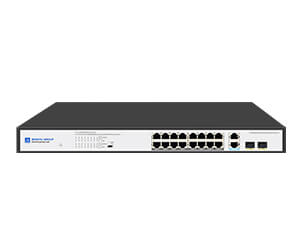 16 Ports 10/100M Unmanaged PoE Switch with 2 Gigabit RJ45/SFP Combo Uplink (SP5210-24PFE2GC)