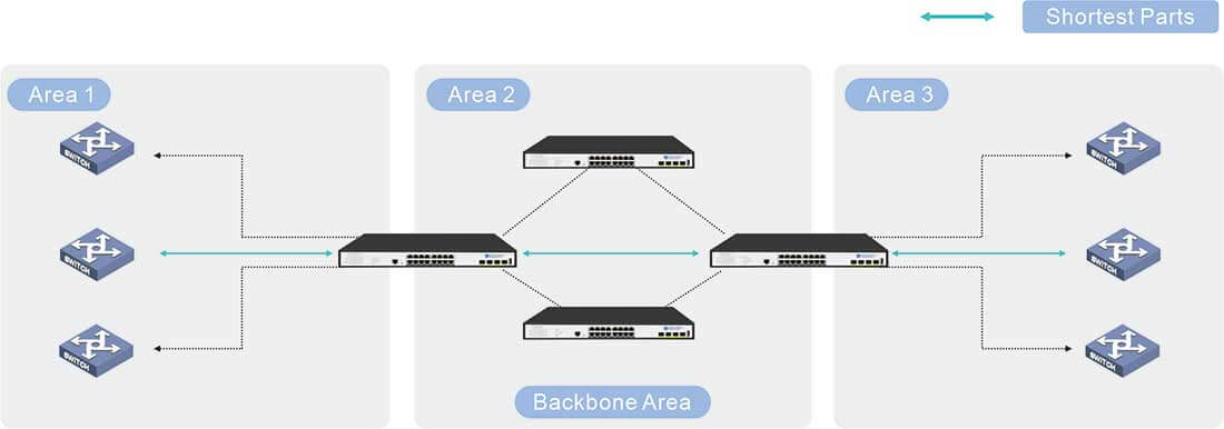 Layer 3 managed poe switches 16 port suppout OSPF