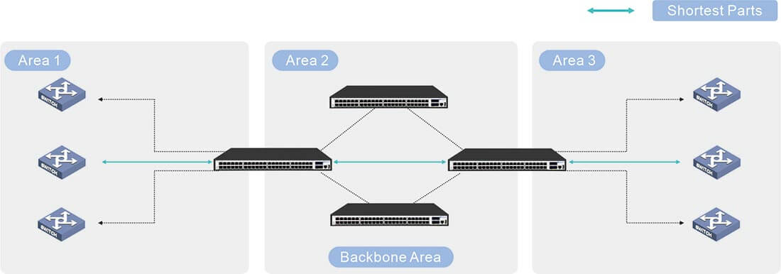 Layer 3 managed poe switches 48 port suppout OSPF