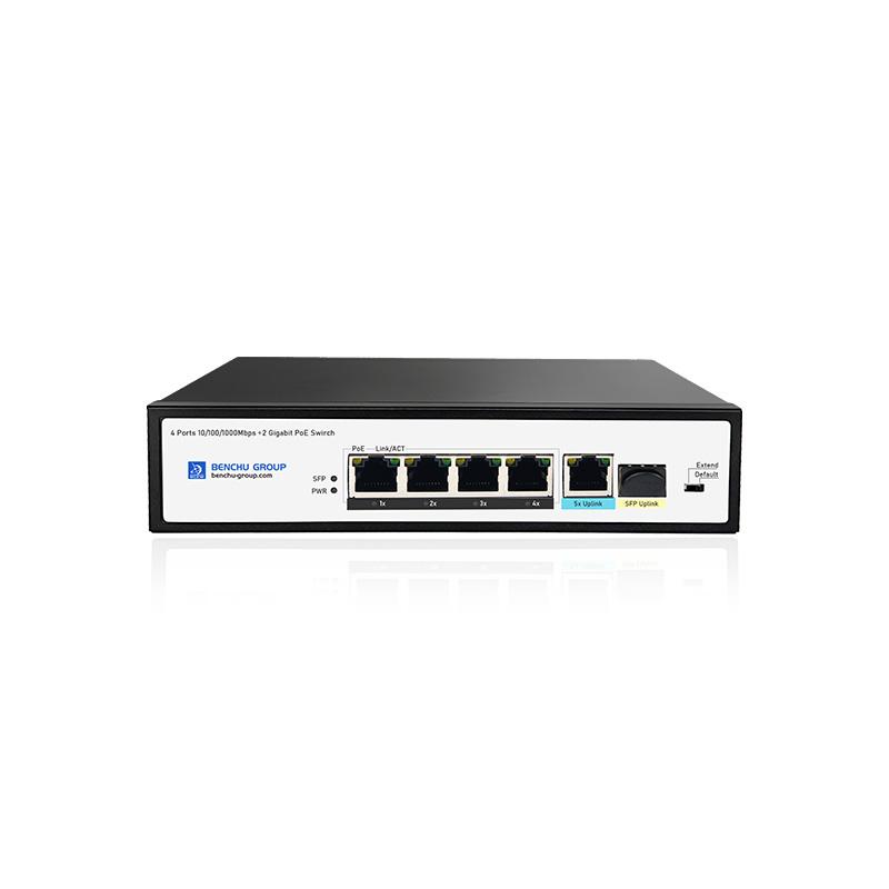 gigabit switches 4 port poe