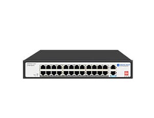 24 Ports 10/100M Unmanaged PoE Switch with 2 Gigabit RJ45 Uplink (SP5210-24PFE2GE)