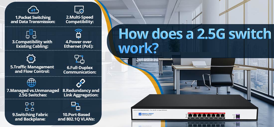 How does a 2.5G switch work?