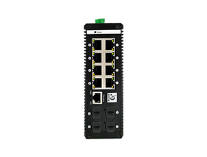 L2+ Managed 8 Port Gigabit Industrial PoE Switch with 4 SFP Uplink