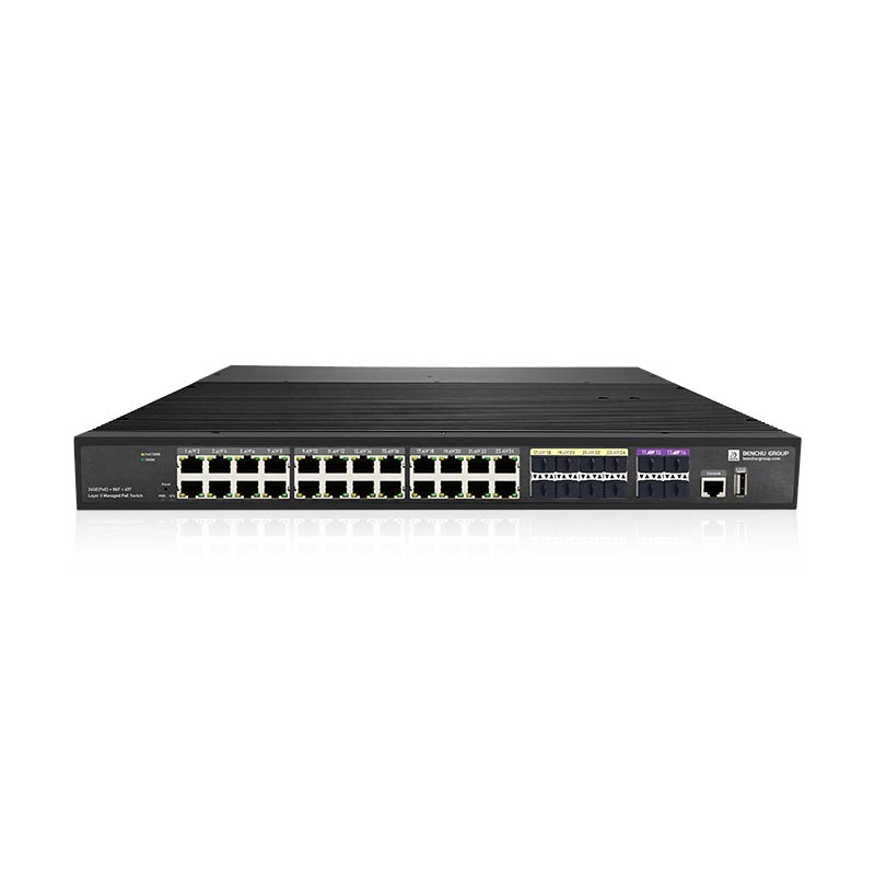 industrial 24 port PoE switch