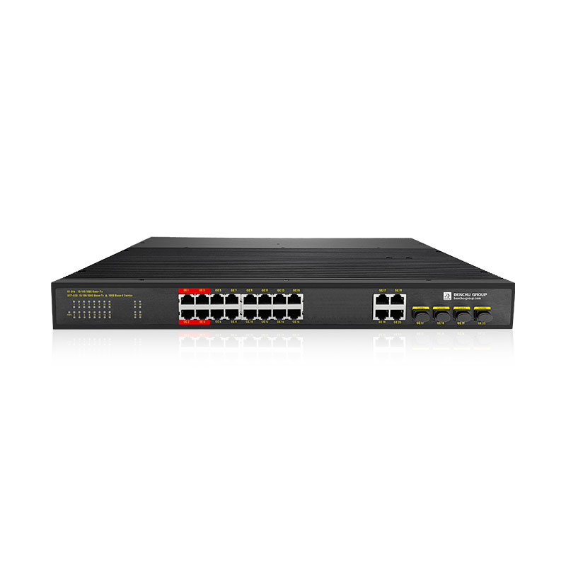 16 Port Industrial POE++ Switch