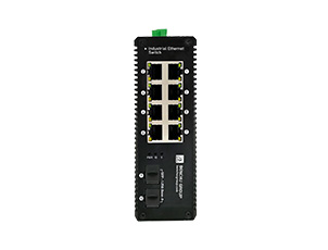 8 Ports Gigabit Industrial PoE+ Switch With 2 Gigabit SFP Uplink