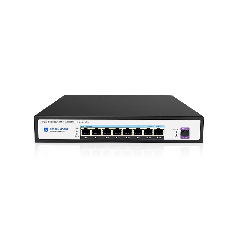 8 Port 2.5G Unmanaged Ethernet switch with SFP+