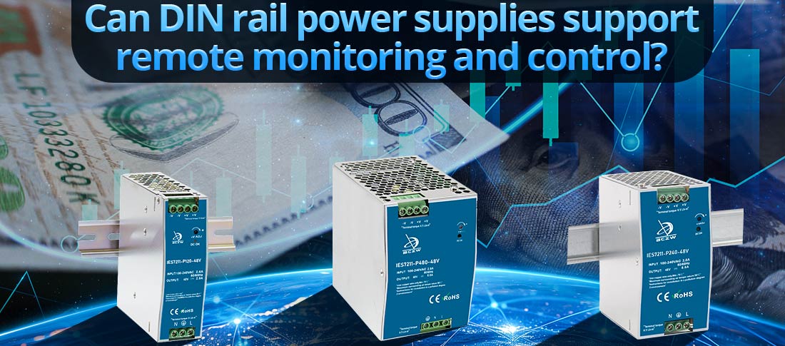 How much does a DIN rail power supply typically cost?