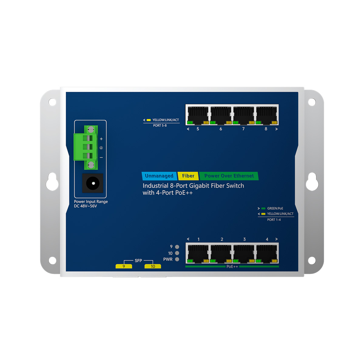 Ultra-Slim 4 port poe switch