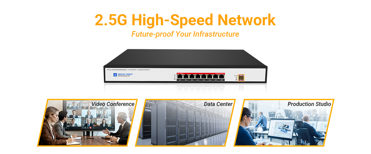 2.5G Hight Network Speeds Gives to Future-proof