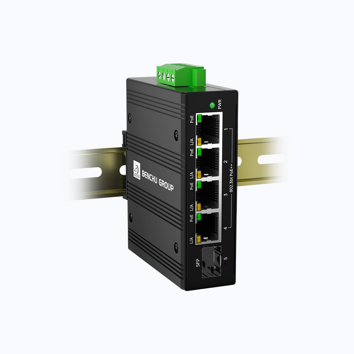 IES7211-4PGE1GF-BT-SOL Solar PoE Switch Hardware Appearance
