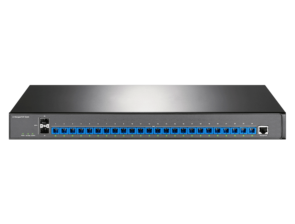 BENCHU SP7500-24PGF2TF-L3M 24-Port L3 PoF Switch